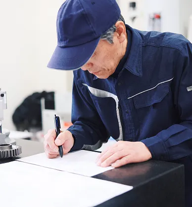 出荷前の最終検査